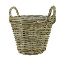 ALQUILER MACETERO CIS RATTAN REDONDO 2 ASAS D.35 X H25 CM