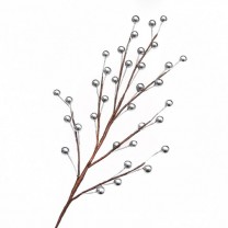 Prendido flor mini pistilos redondos xl x 35 plata