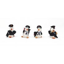 Figura mini pingüino marinero 3cm surtido 4