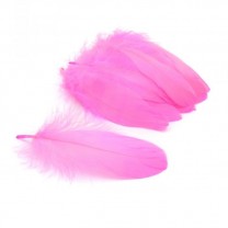 Bolsa plumas oca 15-20cm x 20 aprox. rosa