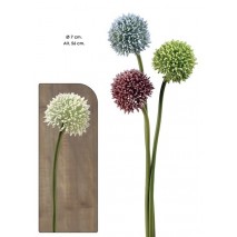 Allium artificial 56cm azul-gris
