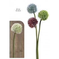 Allium artificial 56cm azul-gris