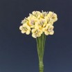 Pomito flor mini foam margarita d.1.3cm x 10 amarillo