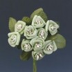 Pomito flor mini foam rosa c/pistilo d.1,30cm x 10 verde