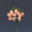 Pomito flor mini foam tulipán d.0,5cm x 10 salmón