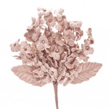 Pomito tela terciopelo miosotis x 6 ramas rosa vintage