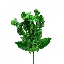 Pomito flor mini tela terciopelo miosotis x 6 ramas verde
