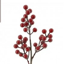 Navidad vara berry 35 cm rojo