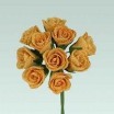 Pomito flor mini saco capullo d.1,5cm x 10 amarillo