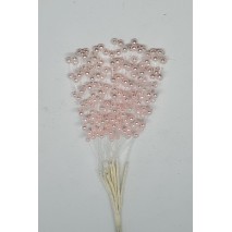 Pomito flor mini pasta perla rosa x 5