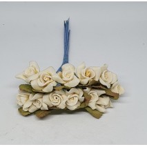 Pomito flor mini foam rosa shang d.2 cm x 12 beige