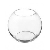Alquiler cristal pecera luna  8 cm boca lisa