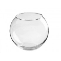 Alquiler cristal pecera luna 18cm boca lisa