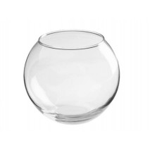 Alquiler cristal pecera luna 12 cm boca lisa