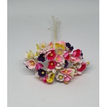Pomito flor mini papel miosotis surtido color