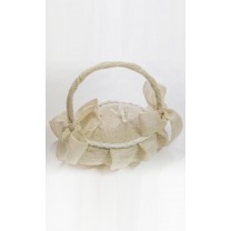 Cestita yute alianzas alargada 15x11cm Alt.15cm