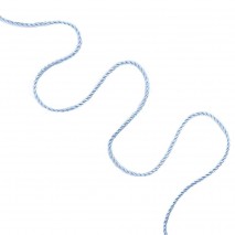 Rollo cinta cordón rayón 6 mm azul cielo