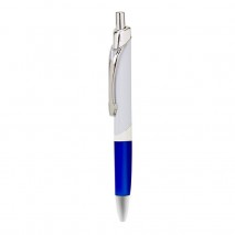 Regalo bolígrafo personalizable blanco/azul