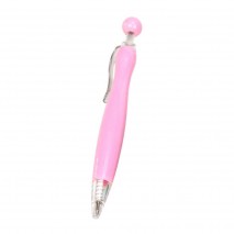 Regalo bolígrafo personalizable bola 14 cm rosa