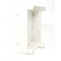 Alquiler caja madera 29 x 19 x 7 cm blanca
