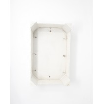 Alquiler caja madera 29 x 19 x 7 cm blanca