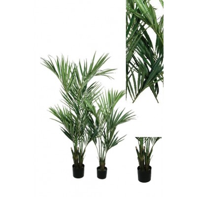 Planta artificial   palmera kentia tronco muy natural 150 cm