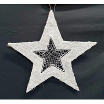Estrella sisal plata 40cm