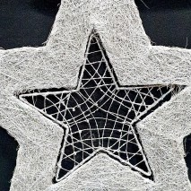 Estrella sisal plata 40 cm