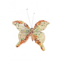 Detalle navideño mariposa 12,5cm cobre
