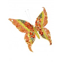 Detalle navideño mariposa 15 cm cobre