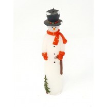 Vela muñeco nieve 22cm