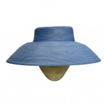 Sombrero polipropileno loewe 42 cm Ø, ala 15 cm  copa alt 6 cm azul oxford