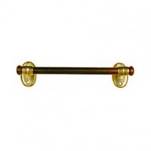 Toallero madera-bronce barra 30cm. Accesorios de baños para decorar con estilo.
