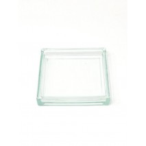 Bandeja/portavelas cristal zen 11,2 x 11,2cm