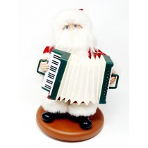 Papa Noel con acordeón 35 cm