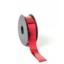 Rollo cinta papel metalizada 31mm x 50 mtos. roja
