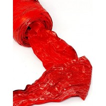 Rollo cinta papel extensible 105mm x 25 mtos rojo brillo/mate
