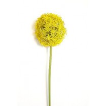 Allium artificial plástico 11cm x 80cm amarillo