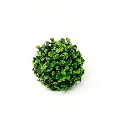 Bola artificial boj verde d 12 cm