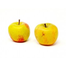 Manzana tacto natural d 8cm Alt 6 5cm 