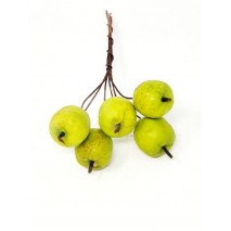 Pick manzanas artificiales verde 3cm