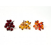 Pick frutos del bosque d 1cm largo 7cm surtidos 3 colores