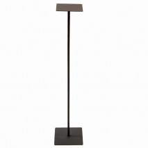 Alquiler candelabro mesa 1 brazo negro x 65 cm