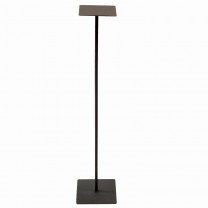 Alquiler candelabro hierro mesa 1 brazo negro x 65cm