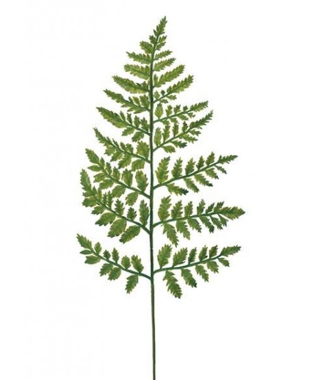 Hoja helecho plástico 44cm verde