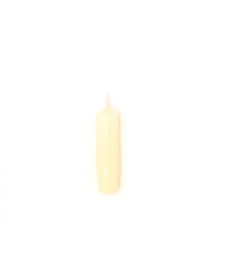 Vela cilíndrica cirio 10 x 2,2cm beige