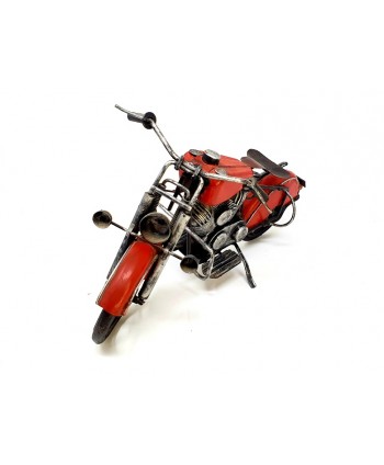 Replica moto antigua metal 34x17x13cm