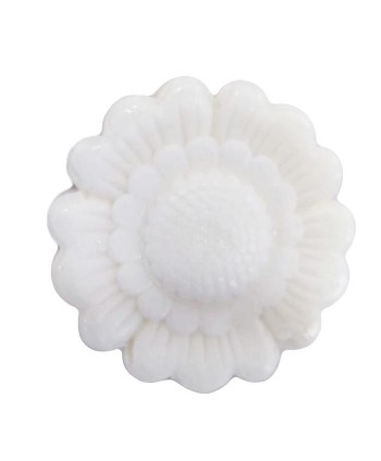 Regalo jabón flor blanca d 5cm