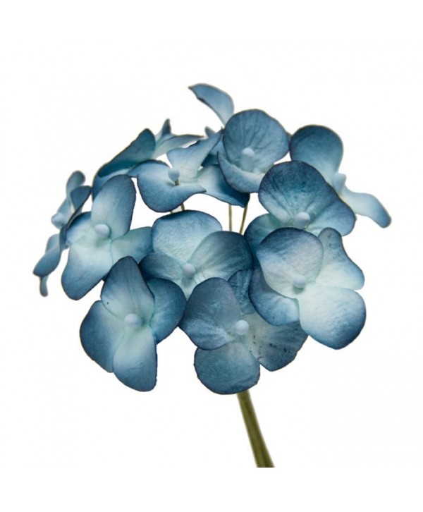 Pomito papel hortensia 2 5cm x 12 azul empolvado