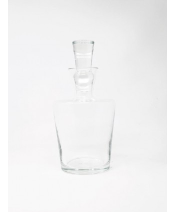 Botella cristal licorera Alt 27cm d  14cm